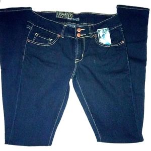 ★ROYAL BLUE High waist Stretchy SKINNY Jeans - New w/Tags★ sz. 11x37